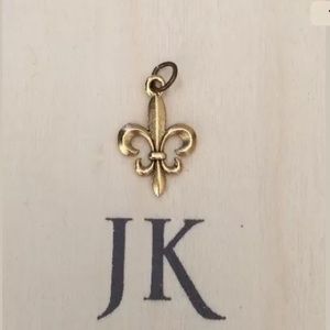 Jewel Kade Fleur de Lis Keepsake Charm-Gold